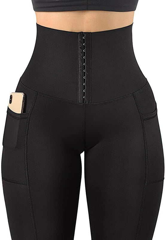 I am Sexy Corset Leggings with Pockets