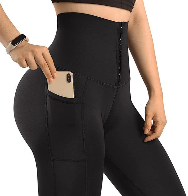 I am Sexy Corset Leggings with Pockets