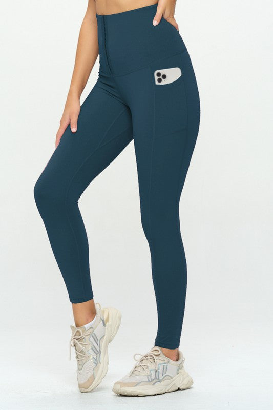 I am Sexy Corset Leggings with Pockets