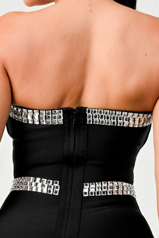 I am Courageous Bandage Mini Dress