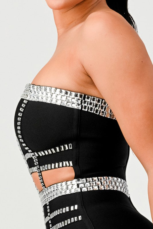 I am Courageous Bandage Mini Dress