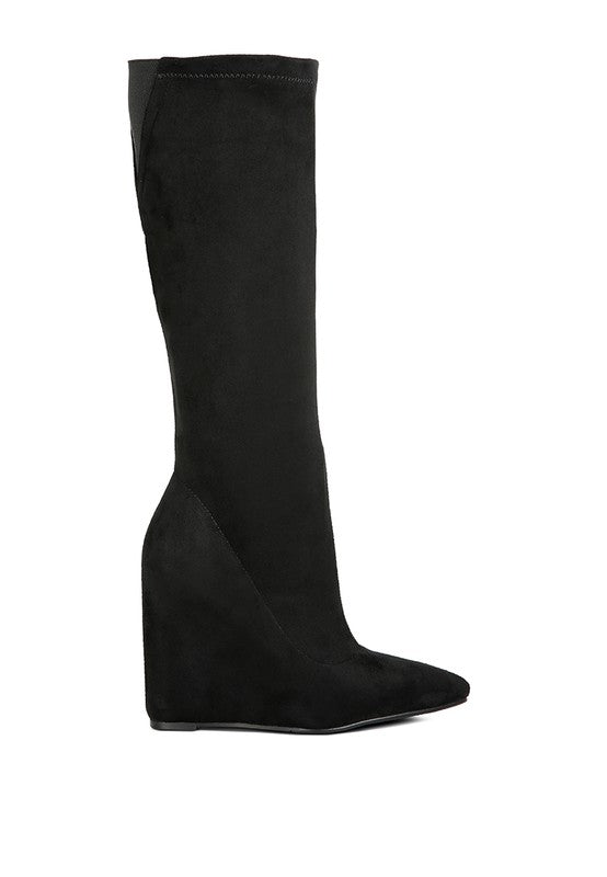 I am Fierce Pointed Flat Boots