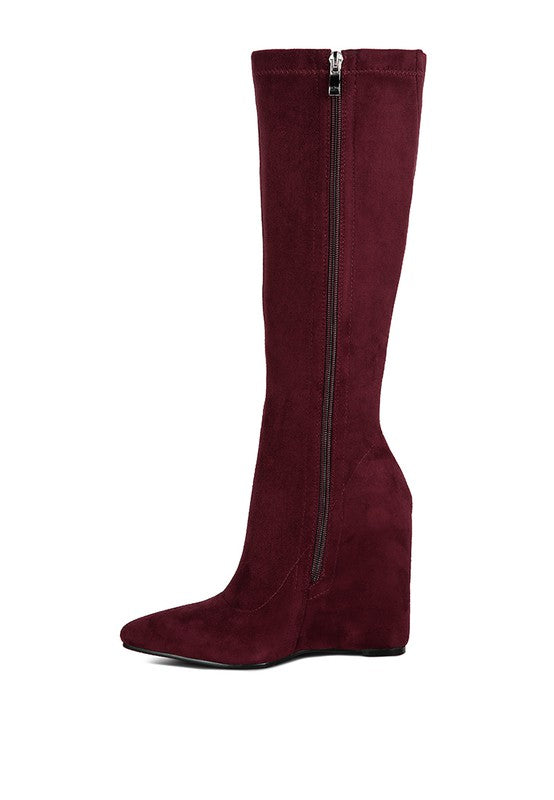 I am Fierce Pointed Flat Boots