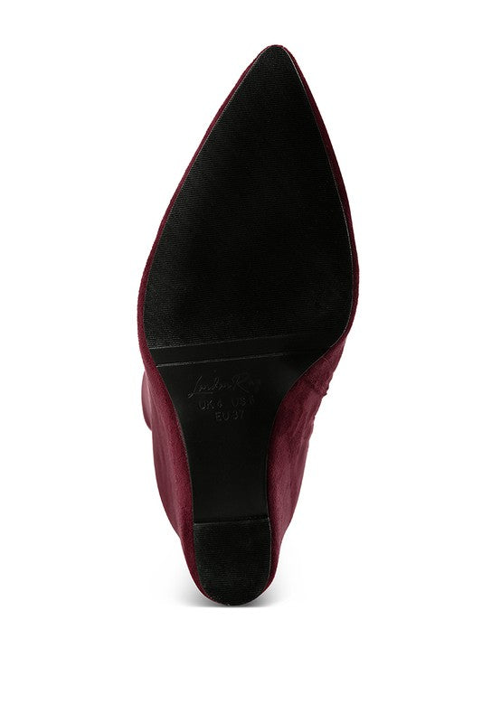 I am Fierce Pointed Flat Boots