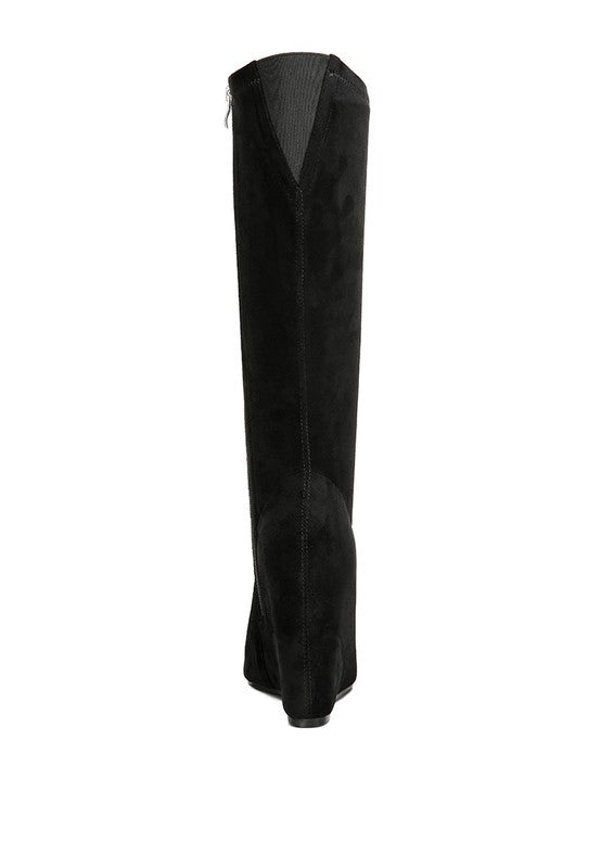 I am Fierce Pointed Flat Boots