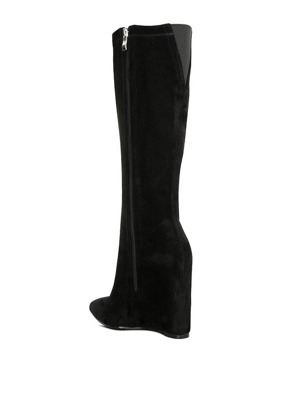I am Fierce Pointed Flat Boots