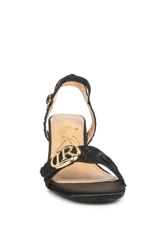 I am Playful Block Heel Sandals