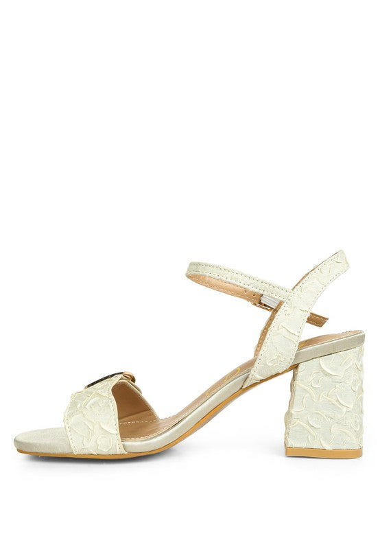 I am Playful Block Heel Sandals