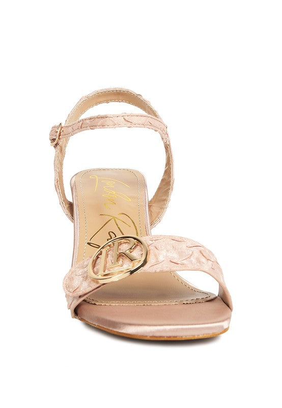 I am Playful Block Heel Sandals