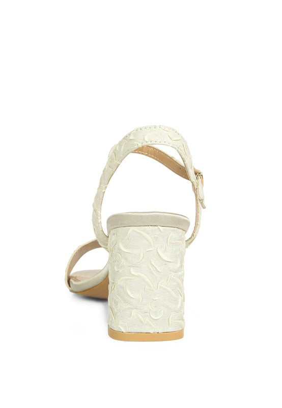 I am Playful Block Heel Sandals