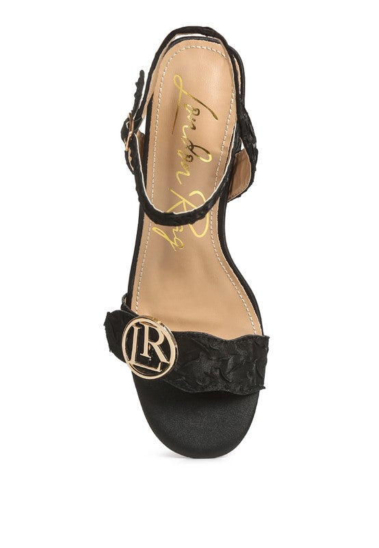 I am Playful Block Heel Sandals