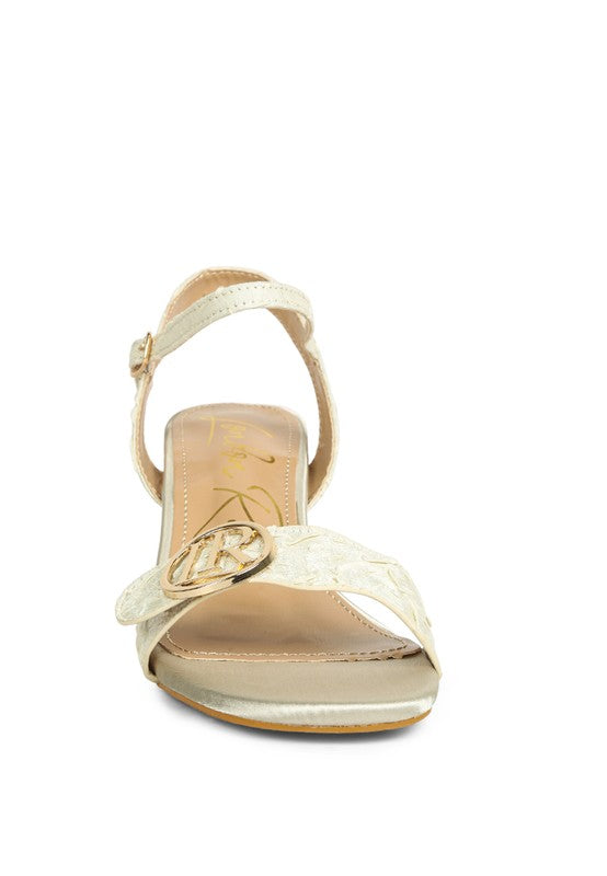 I am Playful Block Heel Sandals
