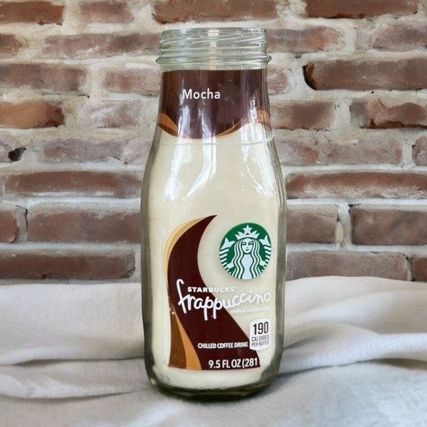 Frappe Themed Scented Soy Wax Candle - WHITE