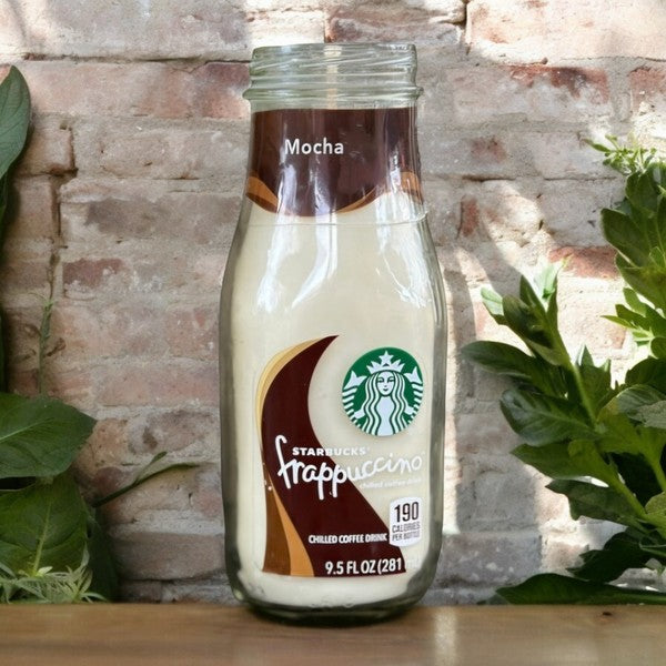 Frappe Themed Scented Soy Wax Candle - WHITE