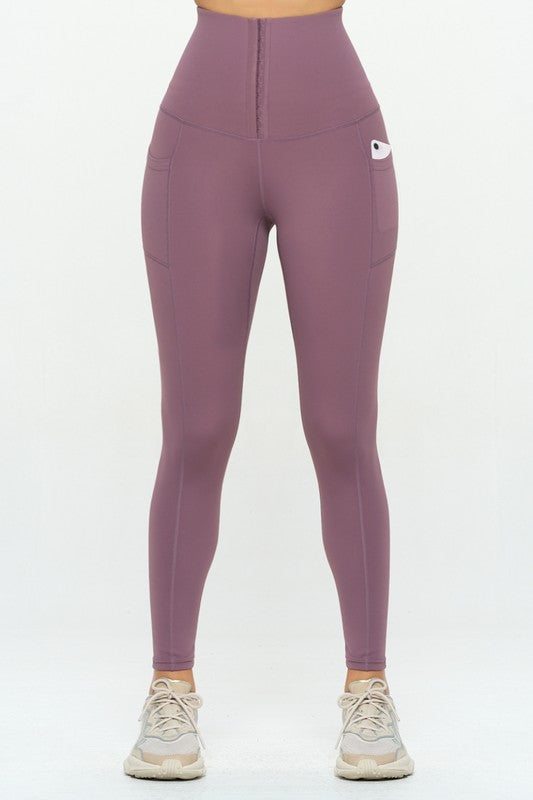 I am Sexy Corset Leggings with Pockets