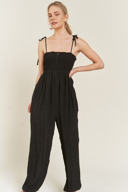 You Are AMAZING Tie Strap Jumpsuit