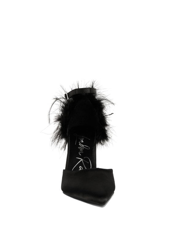 I am Feminine Block Heel Sandals