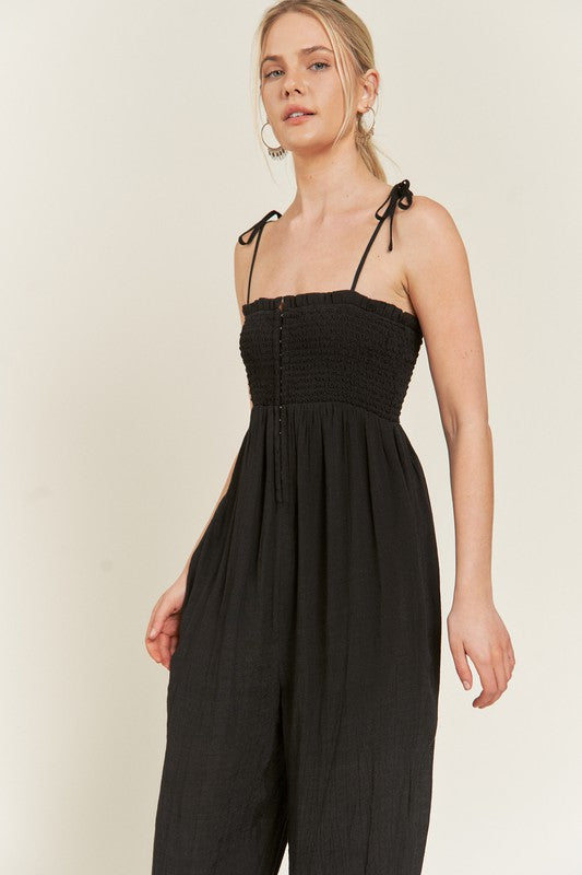 You Are AMAZING Tie Strap Jumpsuit
