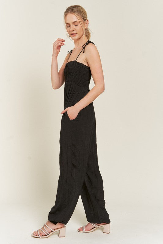 You Are AMAZING Tie Strap Jumpsuit