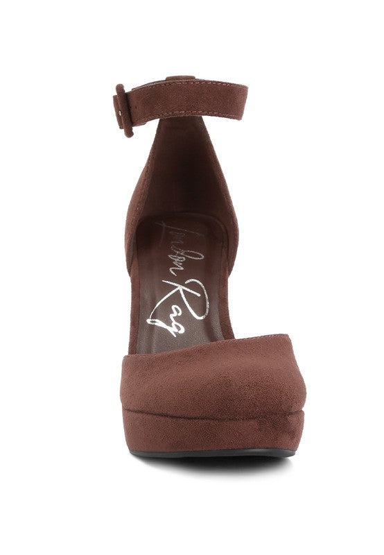 I am Loyal Ankle Strap Platform Sandals