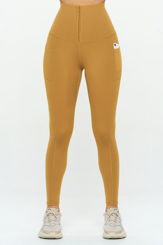 I am Sexy Corset Leggings with Pockets
