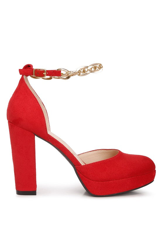 I am Loyal Ankle Strap Platform Sandals