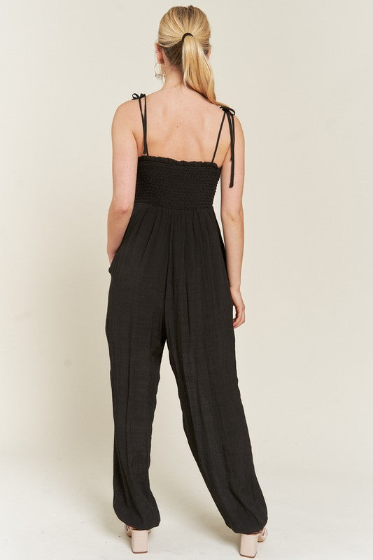 You Are AMAZING Tie Strap Jumpsuit