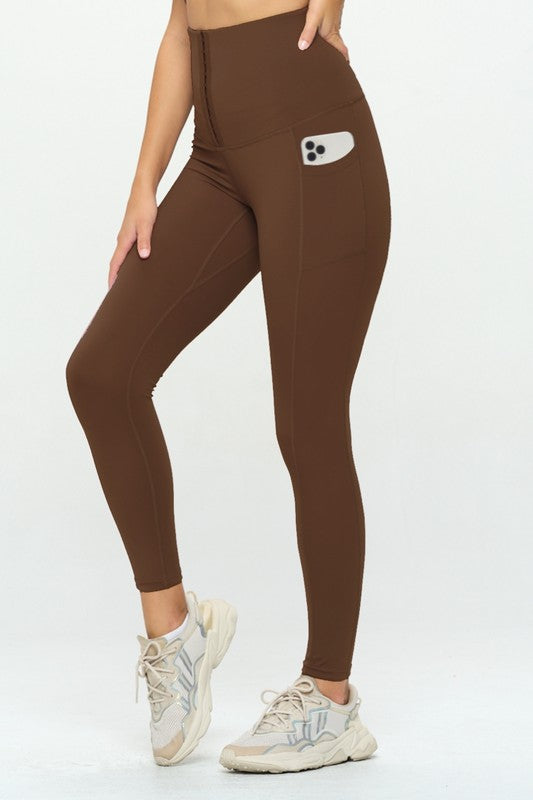I am Sexy Corset Leggings with Pockets