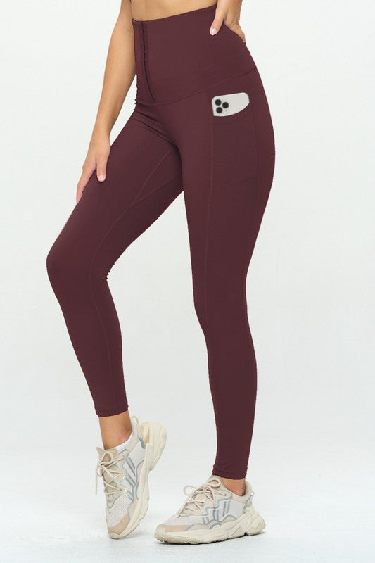I am Sexy Corset Leggings with Pockets