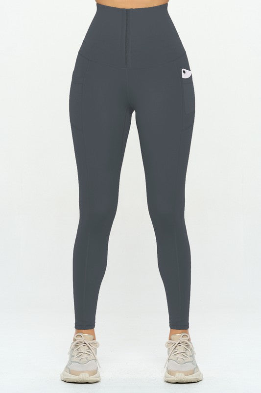 I am Sexy Corset Leggings with Pockets