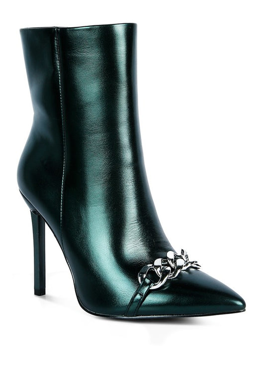 Do Not Criticize Yourself Firefly Hologram Stiletto Ankle Boots