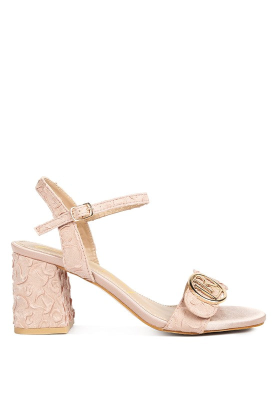 I am Playful Block Heel Sandals