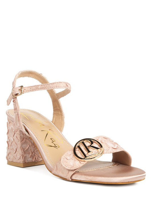 I am Playful Block Heel Sandals