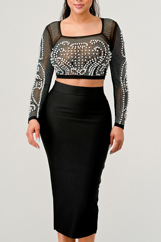 I am Loved Two Piece Midi Skirt Set