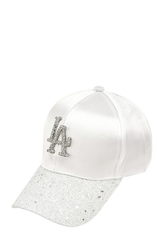 Soy Atrevida Rhinestone LA Charm Sparkle Baseball Cap