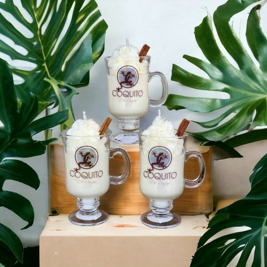 Coquito Scented Soy Wax Candle